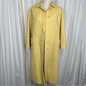Vintage yellow 50’s pea coat